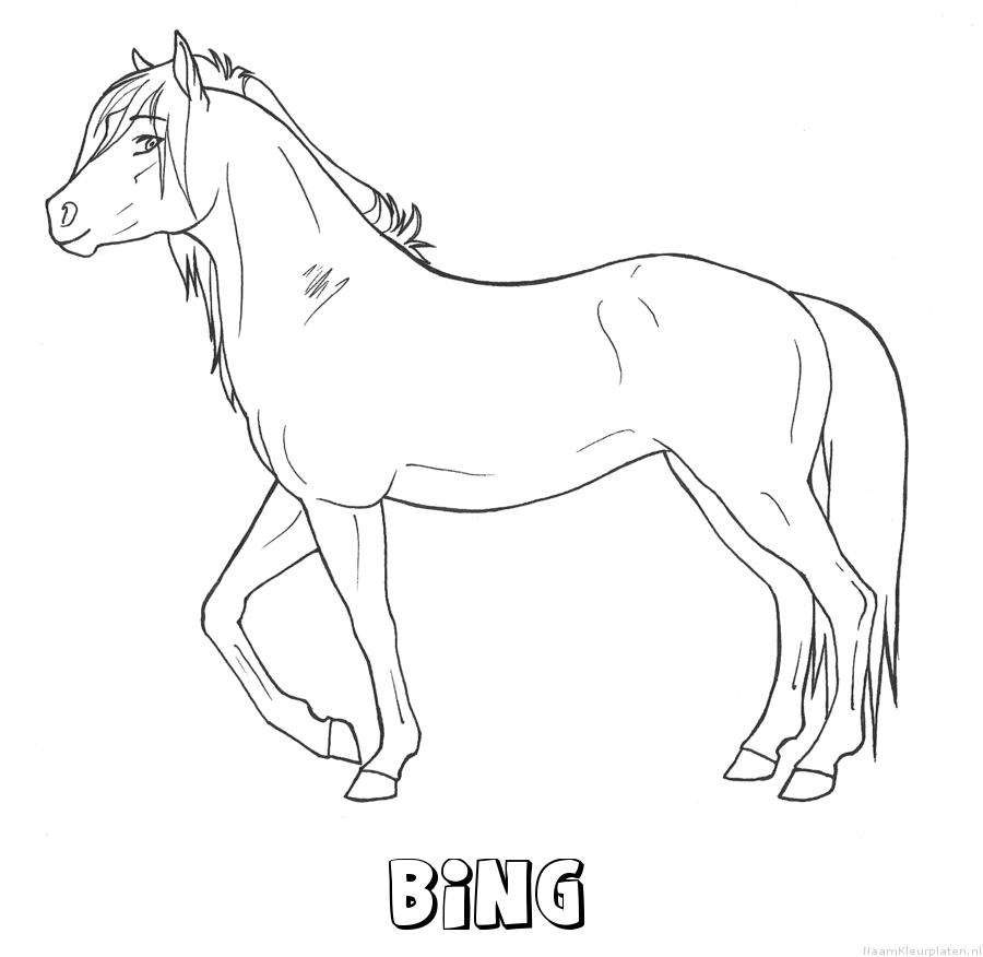 Bing paard