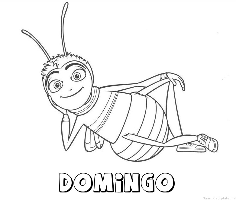 Domingo bee movie kleurplaat