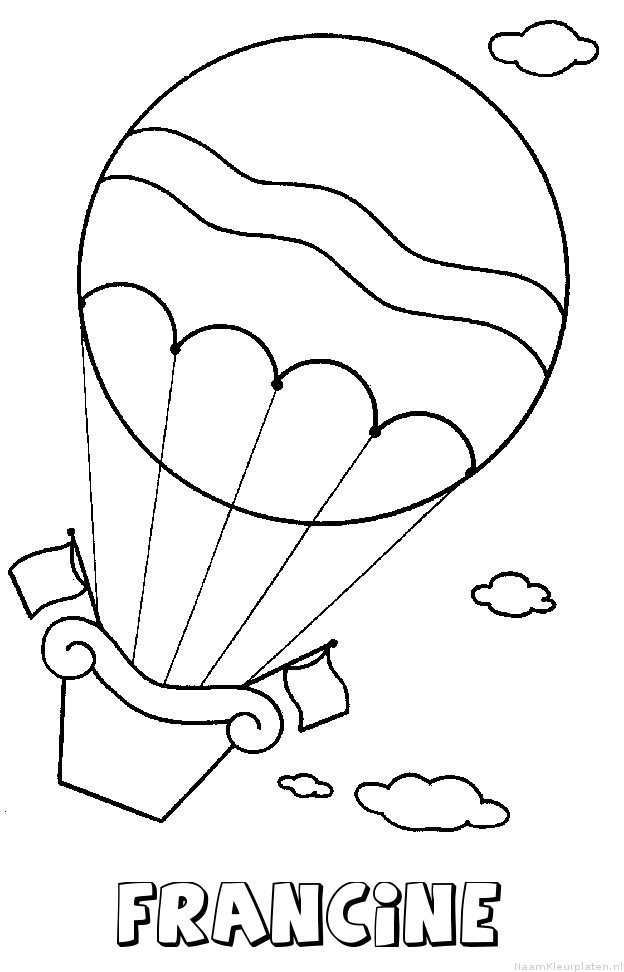 Francine luchtballon