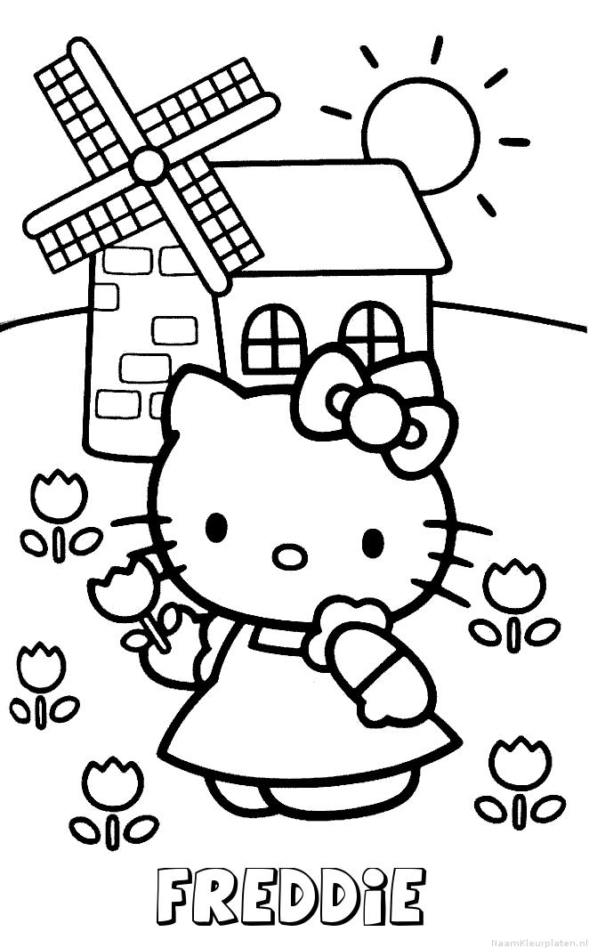 Freddie hello kitty