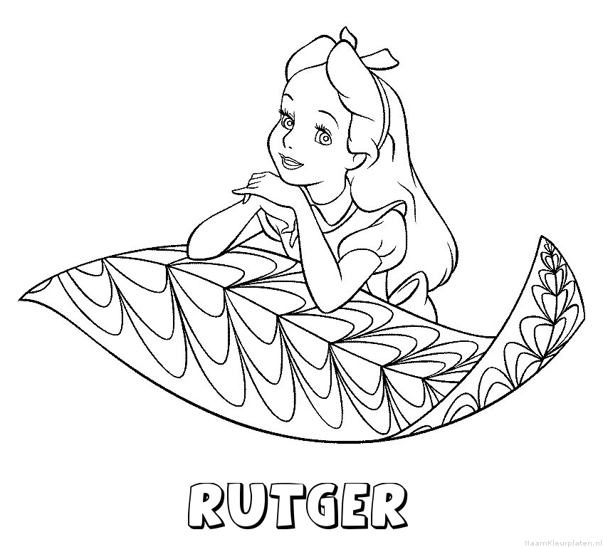 Rutger alice in wonderland