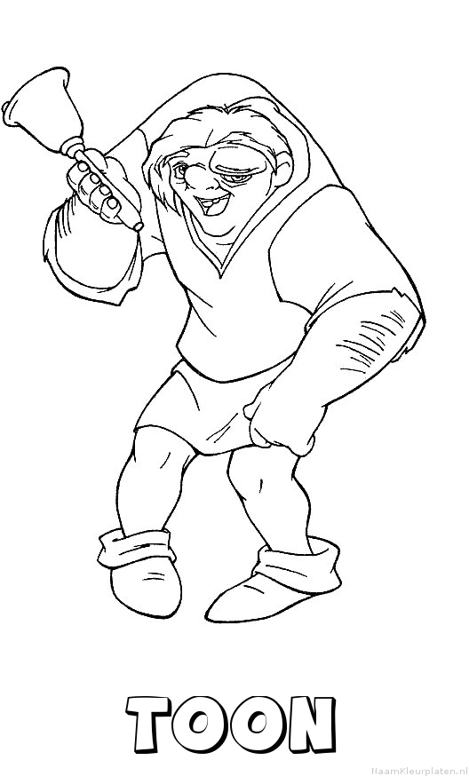 Toon klokkenluider quasimodo